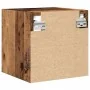 Mueble de TV de pared con luces LED envejecida 30x28,5x30 cm de , Muebles TV - Ref: Foro24-857672, Precio: 30,32 €, Descuento: %