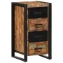 Cómoda de madera maciza reciclada multicolor 40x40x90 cm de , Aparadores - Ref: Foro24-4013582, Precio: 181,34 €, Descuento: %