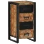 Cómoda de madera maciza reciclada multicolor 40x40x90 cm de , Aparadores - Ref: Foro24-4013582, Precio: 181,34 €, Descuento: %