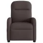 Sillón de masaje reclinable de tela marrón oscuro de , Sillones - Ref: Foro24-4015537, Precio: 194,65 €, Descuento: %