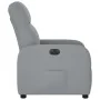 Sillón reclinable eléctrico tela gris claro de , Sillones - Ref: Foro24-3302952, Precio: 207,19 €, Descuento: %