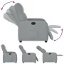 Sillón reclinable eléctrico tela gris claro de , Sillones - Ref: Foro24-3302952, Precio: 207,19 €, Descuento: %