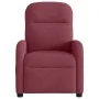 Sillón de masaje reclinable de tela color vino tinto de , Sillones - Ref: Foro24-4015535, Precio: 194,77 €, Descuento: %