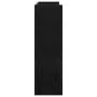 Mueble zapatero madera contrachapada negro 80x25x81 cm de , Zapateros y organizadores de calzado - Ref: Foro24-859906, Precio...
