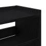 Mueble zapatero madera contrachapada negro 80x25x81 cm de , Zapateros y organizadores de calzado - Ref: Foro24-859906, Precio...