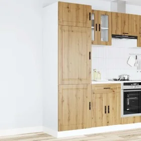 Mueble de cocina Porto de madera contrachapada roble artesanal de , Armarios de cocina - Ref: Foro24-854116, Precio: 207,45 €...