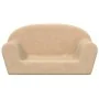 Sofá infantil de 2 plazas de felpa suave color crema by , Baby and Toddler Furniture - Ref: Foro24-356989, Price: 44,00 €, Di...