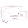 Sofá infantil de 2 plazas de felpa suave color crema by , Baby and Toddler Furniture - Ref: Foro24-356989, Price: 44,00 €, Di...