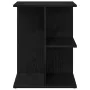 Mesita de noche madera de ingeniería negro roble 46,5x29x61 cm de , Mesitas de noche - Ref: Foro24-858652, Precio: 36,84 €, D...