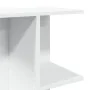 Mesita de noche madera contrachapada blanco 46,5x29x61cm de , Mesitas de noche - Ref: Foro24-858650, Precio: 37,00 €, Descuen...