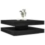 Mesa de centro giratoria 360 grados roble negro 90x90x34,5 cm von , Couchtisch - Ref: Foro24-3321352, Preis: 168,30 €, Rabatt: %