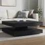 Mesa de centro giratoria 360 grados roble negro 90x90x34,5 cm von , Couchtisch - Ref: Foro24-3321352, Preis: 168,30 €, Rabatt: %