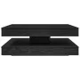 Mesa de centro giratoria 360 grados roble negro 90x90x34,5 cm von , Couchtisch - Ref: Foro24-3321352, Preis: 168,30 €, Rabatt: %