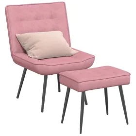 Sillón de relax con reposapiés terciopelo rosa von , Stühle - Ref: Foro24-4012330, Preis: 113,56 €, Rabatt: %