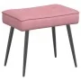 Sillón de relax con reposapiés terciopelo rosa von , Stühle - Ref: Foro24-4012330, Preis: 113,56 €, Rabatt: %