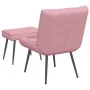 Sillón de relax con reposapiés terciopelo rosa von , Stühle - Ref: Foro24-4012330, Preis: 113,56 €, Rabatt: %
