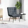 Sillón de relax terciopelo gris oscuro 64x74x84 cm von , Stühle - Ref: Foro24-4012318, Preis: 91,96 €, Rabatt: %