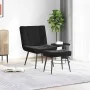 Sillón de relax con reposapiés terciopelo negro von , Stühle - Ref: Foro24-4012332, Preis: 132,75 €, Rabatt: %