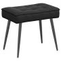 Sillón de relax con reposapiés terciopelo negro von , Stühle - Ref: Foro24-4012332, Preis: 132,75 €, Rabatt: %