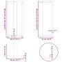 Patas de mesa de bar forma T 2 uds acero negro 40x35x(90-91) cm de , Patas para mesas - Ref: Foro24-4013072, Precio: 132,11 €...