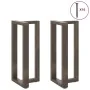 Patas de mesa bar forma T 2 uds acero natural 50x35x(90-91) cm de , Patas para mesas - Ref: Foro24-4013079, Precio: 130,84 €,...