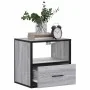 Mesitas de noche de pared 2 unidades gris sonoma 40x31x39,5 cm de , Mesitas de noche - Ref: Foro24-848741, Precio: 69,55 €, D...