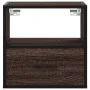 Mesitas de noche pared 2 uds color roble marrón 40x31x39,5 cm de , Mesitas de noche - Ref: Foro24-848743, Precio: 69,28 €, De...