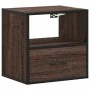 Mesitas de noche pared 2 uds color roble marrón 40x31x39,5 cm de , Mesitas de noche - Ref: Foro24-848743, Precio: 69,28 €, De...