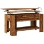 Mesa de centro madera de ingeniería madera vieja 101x49x52 cm de , Mesas de centro - Ref: Foro24-856926, Precio: 93,58 €, Des...