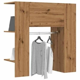 Mueble recibidor madera ingeniería roble artesanal 97,5x37x99cm de , Armarios y almacenamiento - Ref: Foro24-857038, Precio: ...