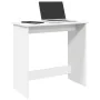 Escritorio de madera contrachapada blanco 80x40x75 cm de , Escritorios - Ref: Foro24-860454, Precio: 42,27 €, Descuento: %