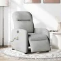 Sillón reclinable de masaje eléctrico tela gris nube de , Sillones - Ref: Foro24-3302971, Precio: 253,46 €, Descuento: %