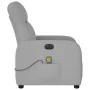 Sillón reclinable de masaje eléctrico tela gris nube de , Sillones - Ref: Foro24-3302971, Precio: 253,46 €, Descuento: %