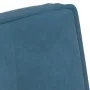 Sillón de relax terciopelo azul 64x74x84 cm von , Stühle - Ref: Foro24-4012326, Preis: 91,37 €, Rabatt: %