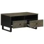 Mesa de centro madera maciza de mango negra 80x54x40 cm de , Mesas de centro - Ref: Foro24-4017697, Precio: 135,60 €, Descuen...