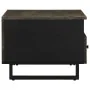 Mesa de centro madera maciza de mango negra 80x54x40 cm de , Mesas de centro - Ref: Foro24-4017697, Precio: 135,60 €, Descuen...