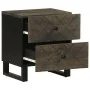 Mesitas de noche 2 uds madera maciza de mango negro 40x33x46 cm de , Mesitas de noche - Ref: Foro24-4017683, Precio: 132,04 €...