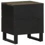 Mesitas de noche 2 uds madera maciza de mango negro 40x33x46 cm de , Mesitas de noche - Ref: Foro24-4017683, Precio: 132,04 €...