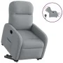 Sillón eléctrico reclinable elevable de tela gris claro by , Armchairs - Ref: Foro24-3302992, Price: 293,97 €, Discount: %