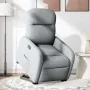 Sillón eléctrico reclinable elevable de tela gris claro by , Armchairs - Ref: Foro24-3302992, Price: 293,97 €, Discount: %