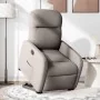 Sillón eléctrico reclinable elevable de tela gris taupe de , Sillones - Ref: Foro24-3302999, Precio: 315,75 €, Descuento: %