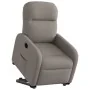 Sillón eléctrico reclinable elevable de tela gris taupe de , Sillones - Ref: Foro24-3302999, Precio: 315,75 €, Descuento: %