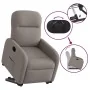 Sillón eléctrico reclinable elevable de tela gris taupe de , Sillones - Ref: Foro24-3302999, Precio: 315,75 €, Descuento: %