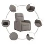 Sillón eléctrico reclinable elevable de tela gris taupe de , Sillones - Ref: Foro24-3302999, Precio: 315,75 €, Descuento: %