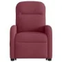 Sillón de masaje eléctrico reclinable elevable tela rojo tinto de , Sillones - Ref: Foro24-3303005, Precio: 332,06 €, Descuen...