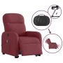 Sillón de masaje eléctrico reclinable elevable tela rojo tinto de , Sillones - Ref: Foro24-3303005, Precio: 332,06 €, Descuen...