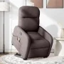 Sillón masaje eléctrico reclinable elevable tela marrón oscuro de , Sillones - Ref: Foro24-3303007, Precio: 331,81 €, Descuen...