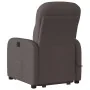 Sillón masaje eléctrico reclinable elevable tela marrón oscuro de , Sillones - Ref: Foro24-3303007, Precio: 331,81 €, Descuen...
