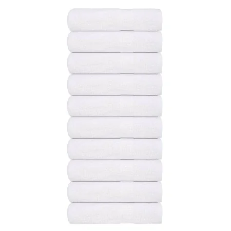 Toallas de invitados 10 uds 100% algodón blanco 70x140cm 360gsm de , Toallas - Ref: Foro24-136655, Precio: 90,45 €, Descuento: %