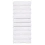 Toallas de invitados 10 uds 100% algodón blanco 70x140cm 360gsm de , Toallas - Ref: Foro24-136655, Precio: 90,45 €, Descuento: %